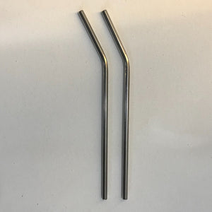 Stainless Steel Straws : Set Of two