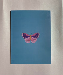 Butterfly Blue Pastel Notebook