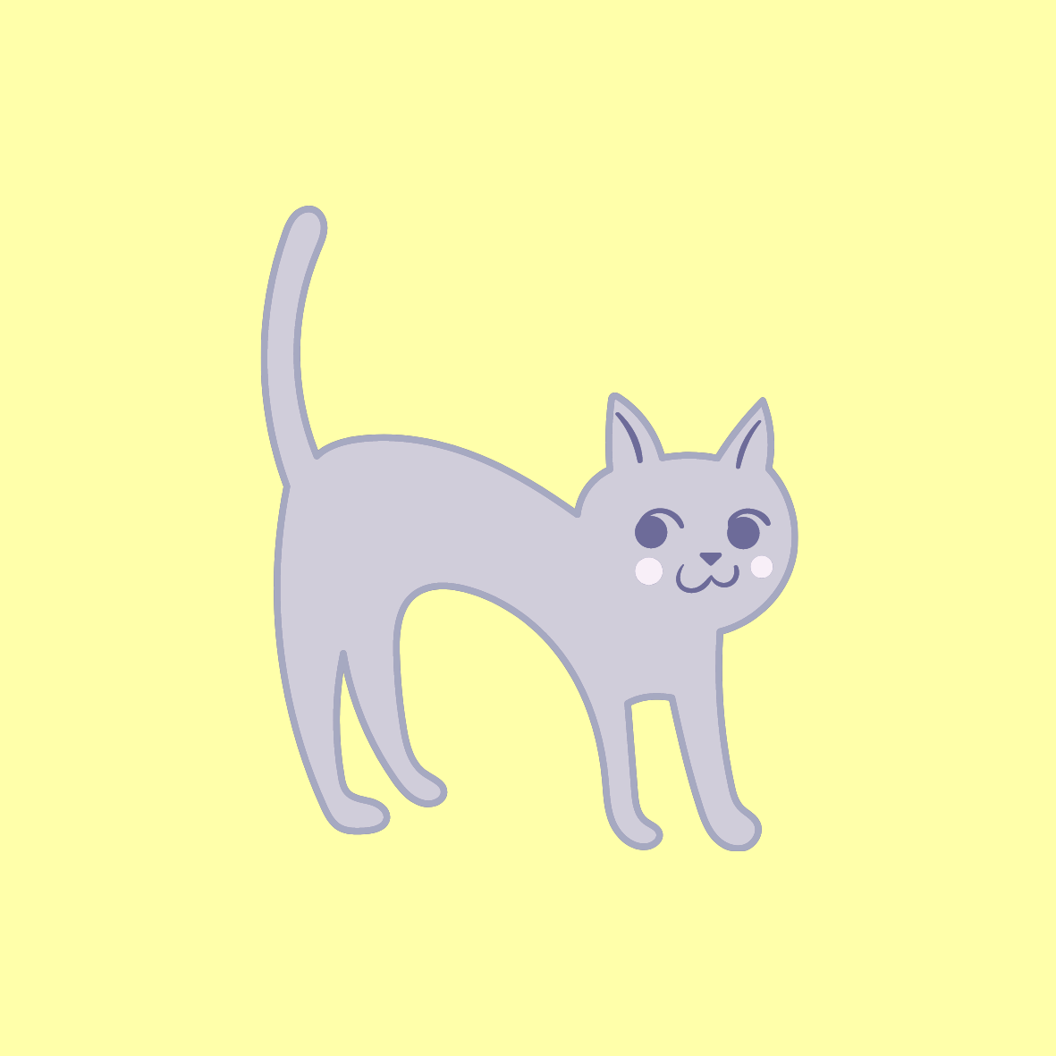 Cute Kitty Sticker